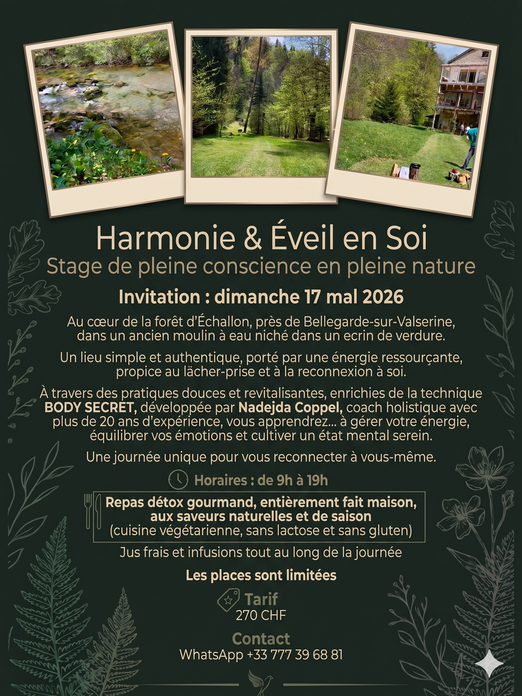 stage de Kundalini yoga, Yin yoga et Hatha yoga en Savoie