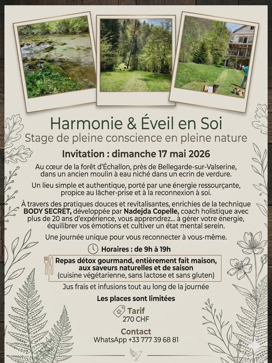 stage de Kundalini yoga, Yin yoga et Hatha yoga en Savoie